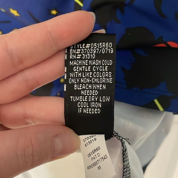 Halloween Witch Print Dress w/ Elbow length sleeves, size M - Picture 5 of 6